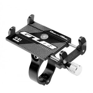 Soporte metálico negro para móvil, modelo G81