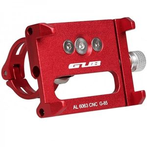 Soporte metálico rojo para móvil, modelo G85 rojo